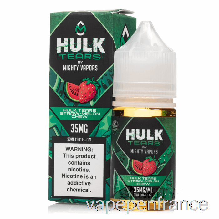 Hulk Tears Straw Melon à Mâcher - Hulk Tears Sels - 30 Ml 35 Mg Stylo Vape